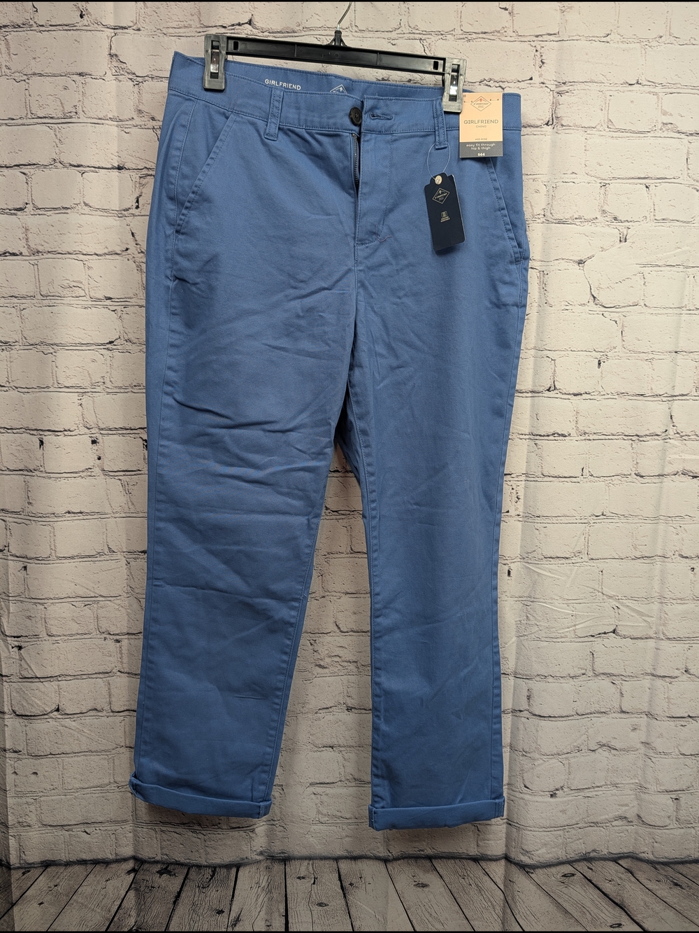 St. John's Bay Women's Cornflower Blue Chino Pants